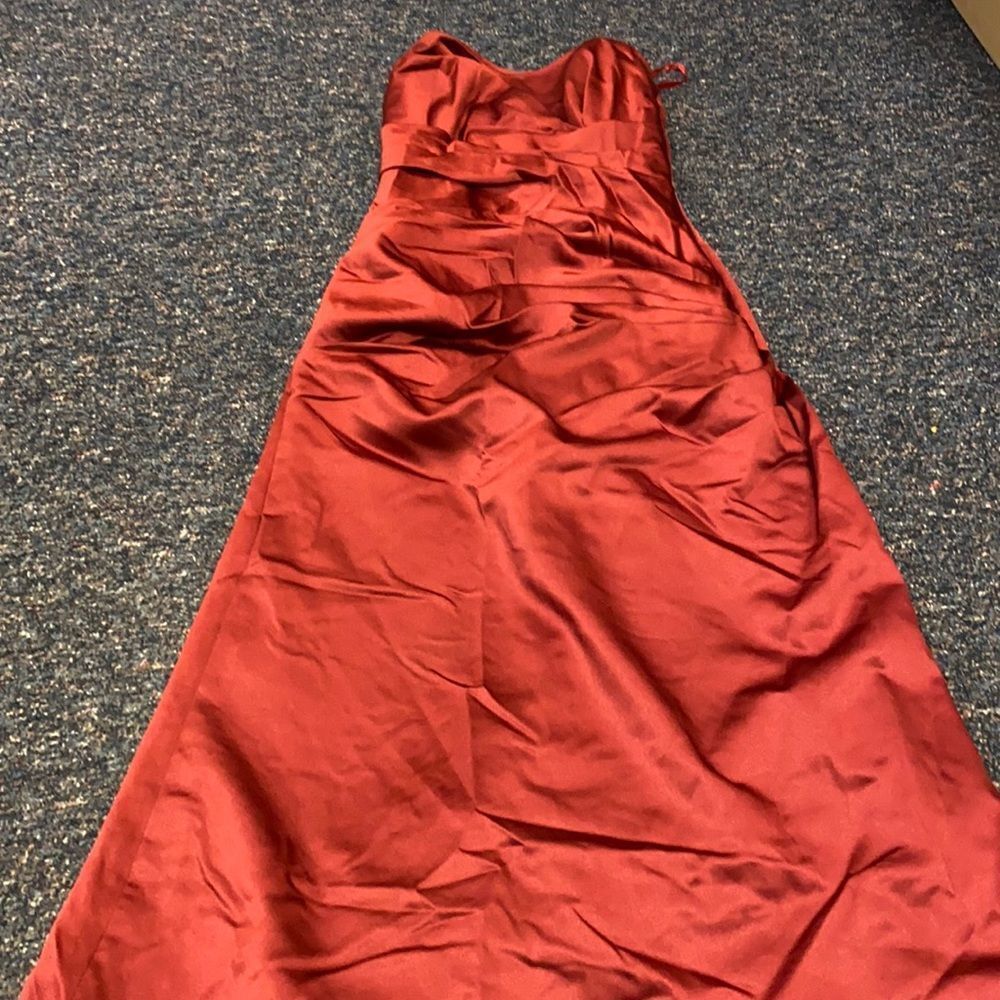 Impression Bridal Strapless Burgundy Gown sz.S